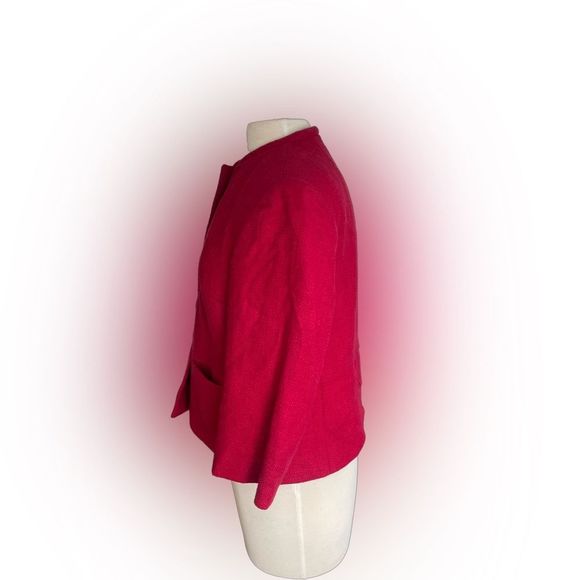 Talbots Women’s Red Blazer Size 12 - Picture 2 of 4